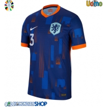 Maglie da calcio Olanda Matthijs de Ligt #3 Seconda Maglia Europei 2024 Manica Corta
